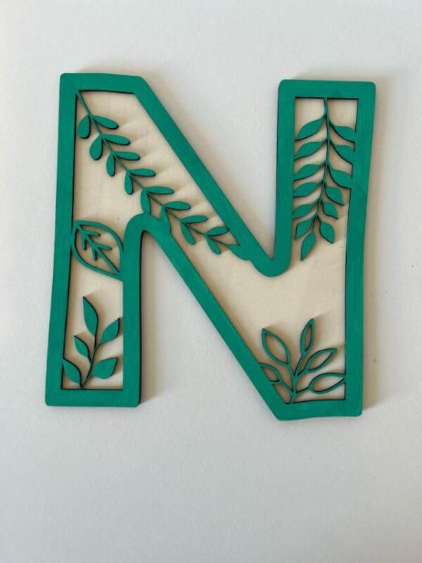 Nature’s Alphabet nursery sign